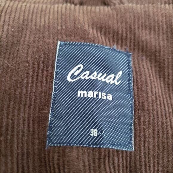 Vintage Brown Corduroy Blazer Jacket Size Small - Picture 10 of 13